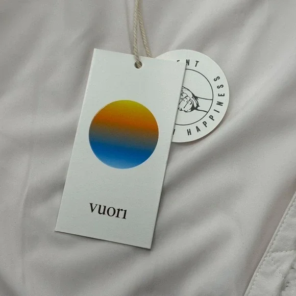 Vuori Lou Full Zip Jacket White Marshmallow Color Cozy Chic Fleece Sherpa M NEW - Picture 9 of 15